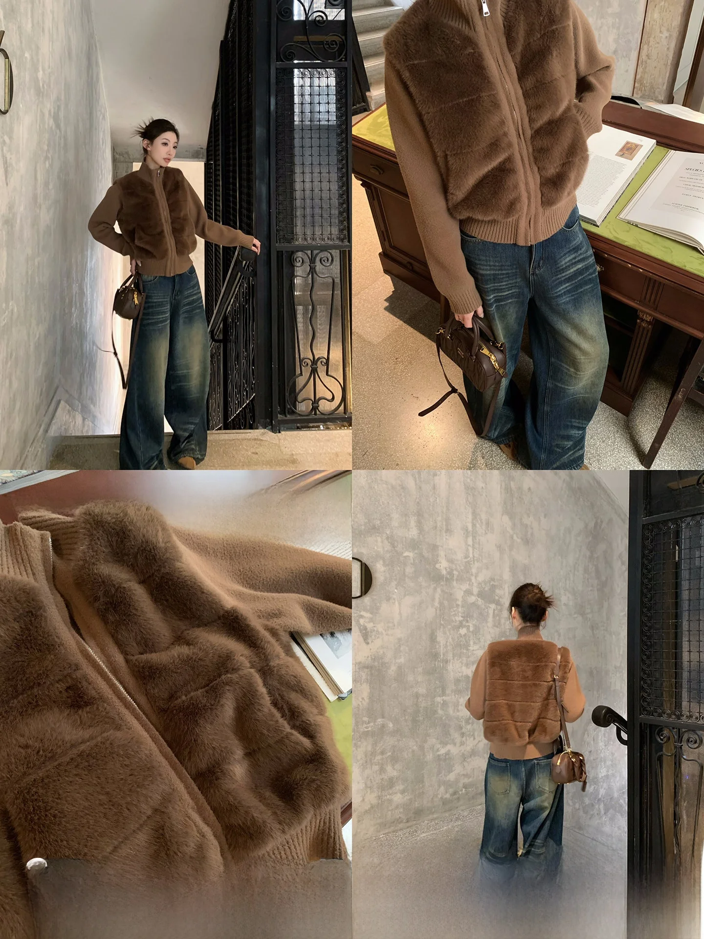 GV Big Brother Fluffy European Style Stand Collar Jacket 3D Environmental Protection Women's Autumn Winter Warm New Versatile...
GV Big Brother Fluffy European Style Stand Collar Jacket 3D Environmental Protection Women's Autumn Winter Warm New Versatile...
