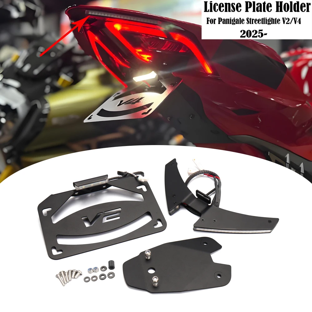 NEW FOR Ducati Panigale V4 2025 Panigale V2 2025 Tail Tidy / Fender Eliminator with LED Turn signals Fender Eliminator Kit
NEW FOR Ducati Panigale V4 2025 Panigale V2 2025 Tail Tidy / Fender Eliminator with LED Turn signals Fender Eliminator Kit