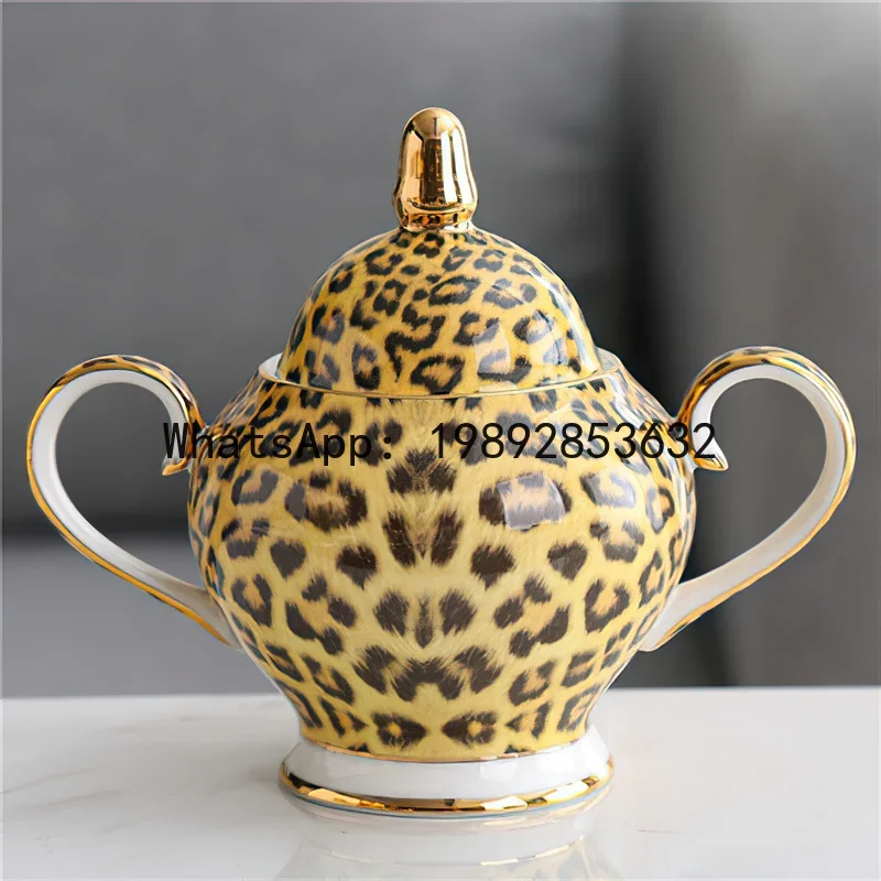 b20Ceramic Coffee Teapot Leopard Pattern Phnom Bone China Mug Sugar Jar Milk Jug Creamer Spoon Tea Cup Saucer Kitchen Drinkware
b20Ceramic Coffee Teapot Leopard Pattern Phnom Bone China Mug Sugar Jar Milk Jug Creamer Spoon Tea Cup Saucer Kitchen Drinkware