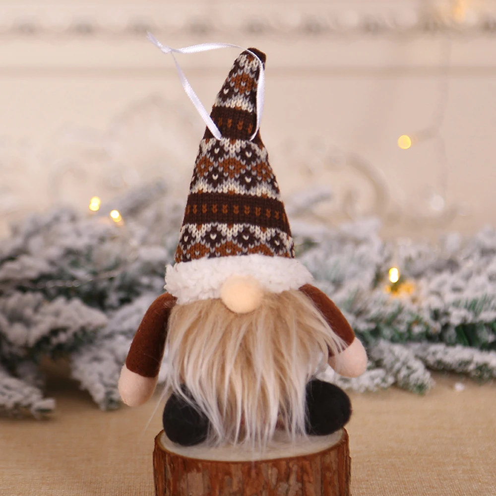 1pc Christmas Gnome Dolls Decorations Plush Knitted Faceless Doll Christmas Tree Decoration Home Bathroom Livingroom Table Decor
1pc Christmas Gnome Dolls Decorations Plush Knitted Faceless Doll Christmas Tree Decoration Home Bathroom Livingroom Table Decor