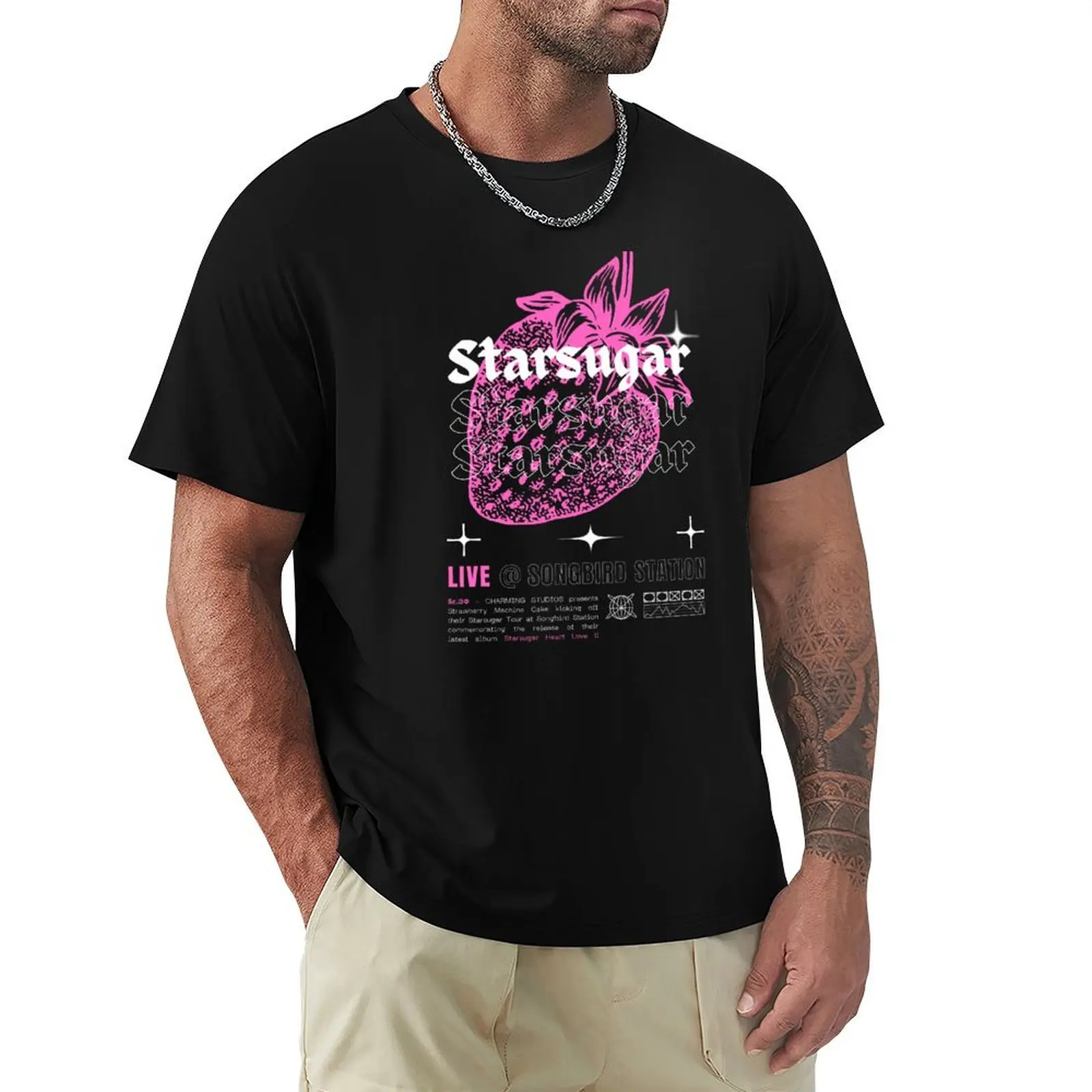 Strawberry Machine Cake Starsugar Tour Poster T-Shirt graphic tee shirt sports fans T-shirts oversize mens vintage t shirts
Strawberry Machine Cake Starsugar Tour Poster T-Shirt graphic tee shirt sports fans T-shirts oversize mens vintage t shirts