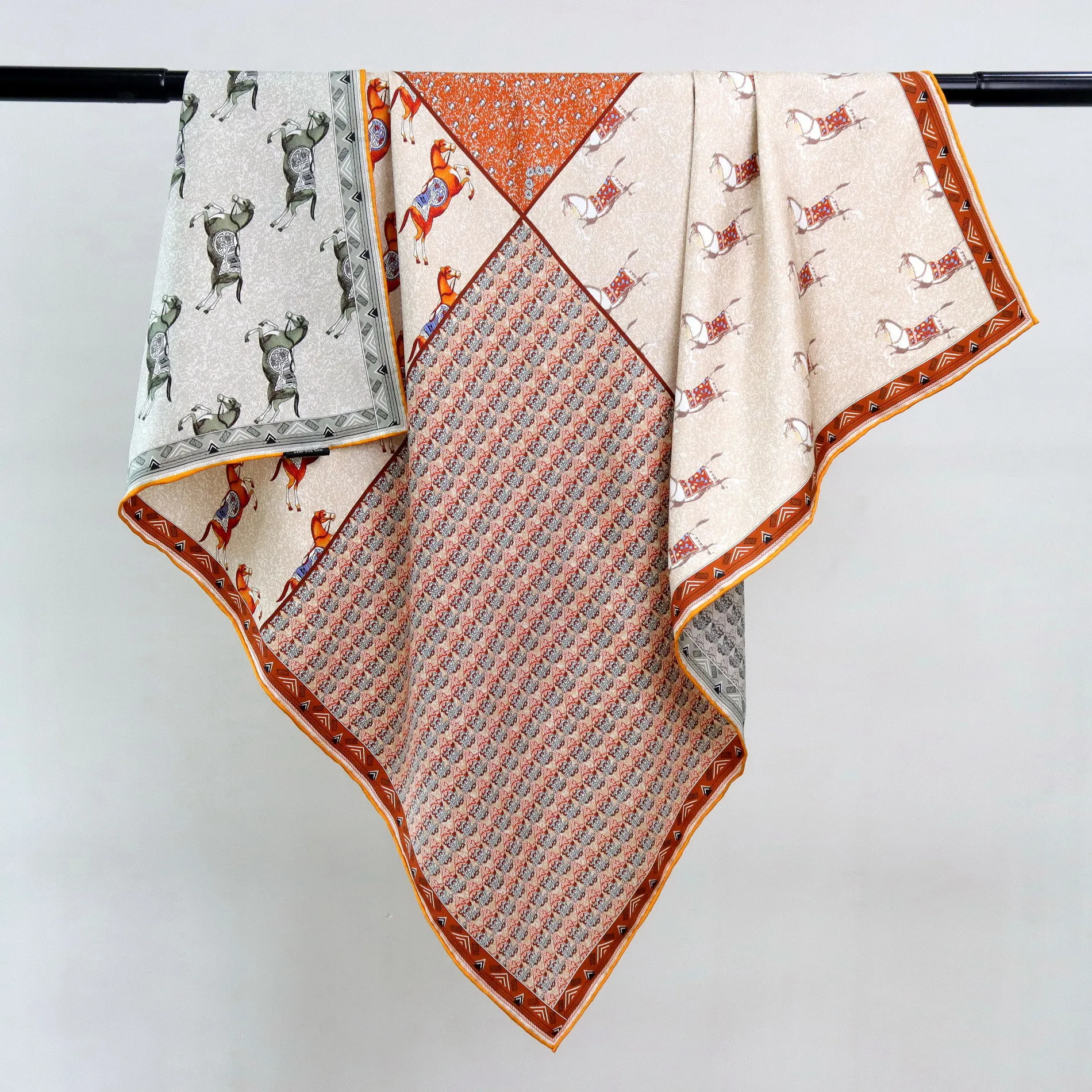 AB Faced 18MM Silk Scarf Women Hand Rolled Bandanas Head Bag Accessories Luxury Designers 90 Shawls Hair Neck Scarves Plaid
AB Faced 18MM Silk Scarf Women Hand Rolled Bandanas Head Bag Accessories Luxury Designers 90 Shawls Hair Neck Scarves Plaid