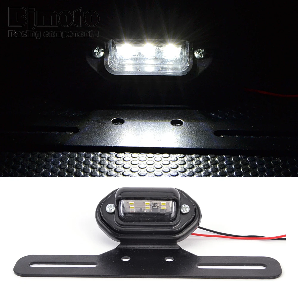 Motorcycle License Plate Holder Support Rear Tail Light Mount Holder Bracket For Honda For Harley Cafe Racer Scooter Universal
Motorcycle License Plate Holder Support Rear Tail Light Mount Holder Bracket For Honda For Harley Cafe Racer Scooter Universal