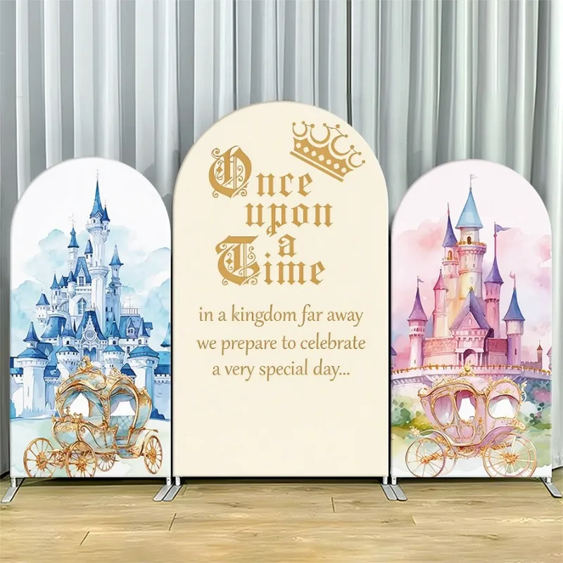 Arch Backdrop Cover Single Side Princess Crown Castle Party Decoration Photo Booth Background Event Supplies Celebration Props
Arch Backdrop Cover Single Side Princess Crown Castle Party Decoration Photo Booth Background Event Supplies Celebration Props
