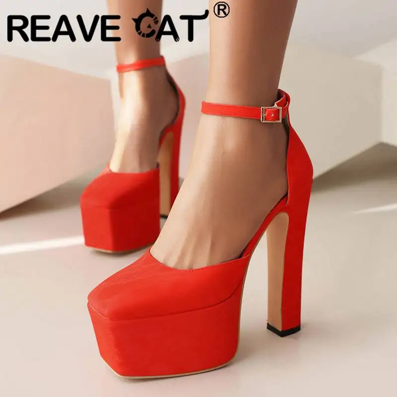 Женские матовые туфли-лодочки REAVE CAT, туфли из свиной кожи на квадратном блочном каблуке 15,5 см, привлекательные туфли с ремешком на пряжке 6 см, обувь большого размера 43 44
Женские матовые туфли-лодочки REAVE CAT, туфли из свиной кожи на квадратном блочном каблуке 15,5 см, привлекательные туфли с ремешком на пряжке 6 см, обувь большого размера 43 44