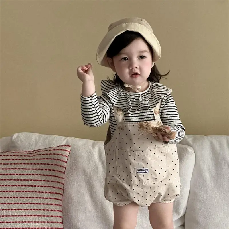 2025 Summer New Baby Sleeveless Bodysuit Infant Dot Print Overalls Newborn Cotton Clothes Boy Girl Casual Versatile Jumpsuit
2025 Summer New Baby Sleeveless Bodysuit Infant Dot Print Overalls Newborn Cotton Clothes Boy Girl Casual Versatile Jumpsuit