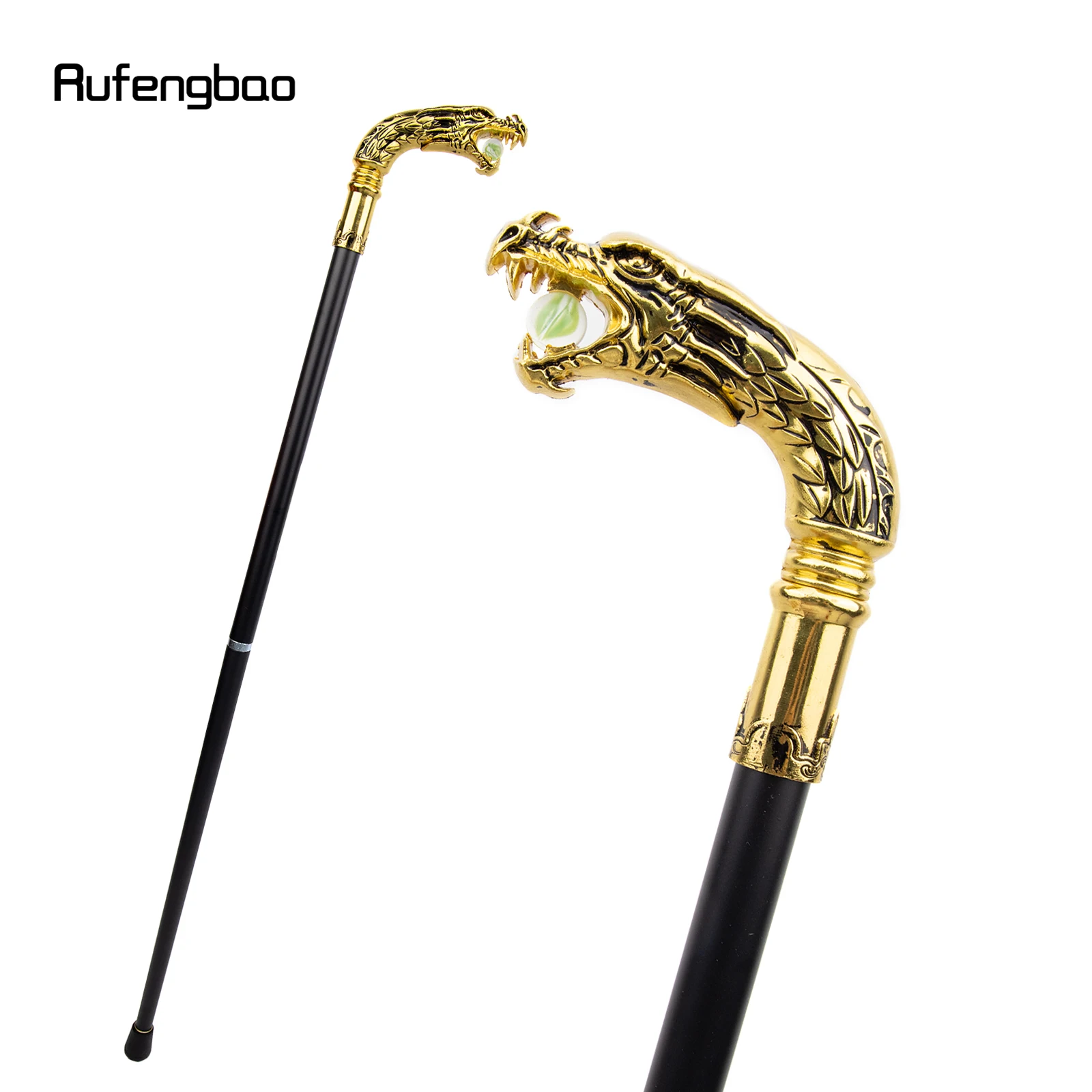 Golden Black Dragon Handle Luxury Walking Stick Party Decorative Cane For Halloween For Cosplay And Parties, For Cosplay & Party
Golden Black Dragon Handle Luxury Walking Stick Party Decorative Cane For Halloween For Cosplay And Parties, For Cosplay & Party