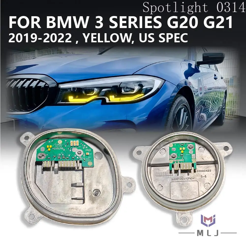 63118737143 63118737144 For BMW 3 Series G20 G21 US High-Spec Laser 2019-2022 Yellow Headlight DRL Module Angel Eye Modules
63118737143 63118737144 For BMW 3 Series G20 G21 US High-Spec Laser 2019-2022 Yellow Headlight DRL Module Angel Eye Modules