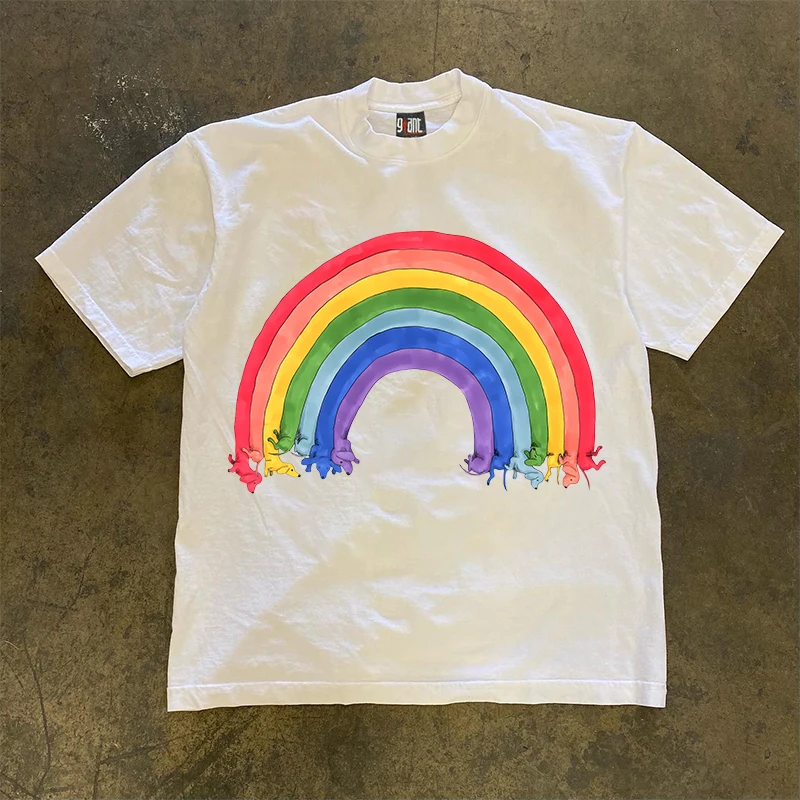 Rainbow Sausage Dog Design ort Sve T-irt Transparent Unique Sle Spring Summer New Arrival Faionable Casual Wear
Rainbow Sausage Dog Design ort Sve T-irt Transparent Unique Sle Spring Summer New Arrival Faionable Casual Wear
