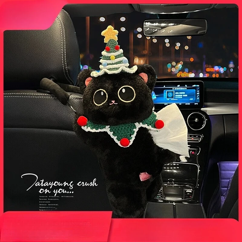 Cute Cartoon Cat Car Tissue Box Hanging Plush Doll Creative Auto Interior Accessories
Cute Cartoon Cat Car Tissue Box Hanging Plush Doll Creative Auto Interior Accessories