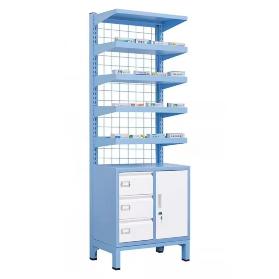 Metal Medicine Pharmacy Medicine Shelf with Cabinet for hospital,pharmacy,experimental site,
Metal Medicine Pharmacy Medicine Shelf with Cabinet for hospital,pharmacy,experimental site,