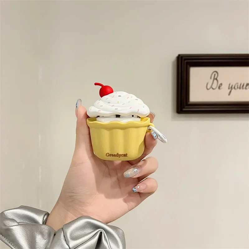 Ice Cream Cake Case for AirPods 4 Airpod 1 2 3 Pro Pro2 Bluetooth Earbuds Charging Box Protective Earphone Case Cover
Ice Cream Cake Case for AirPods 4 Airpod 1 2 3 Pro Pro2 Bluetooth Earbuds Charging Box Protective Earphone Case Cover