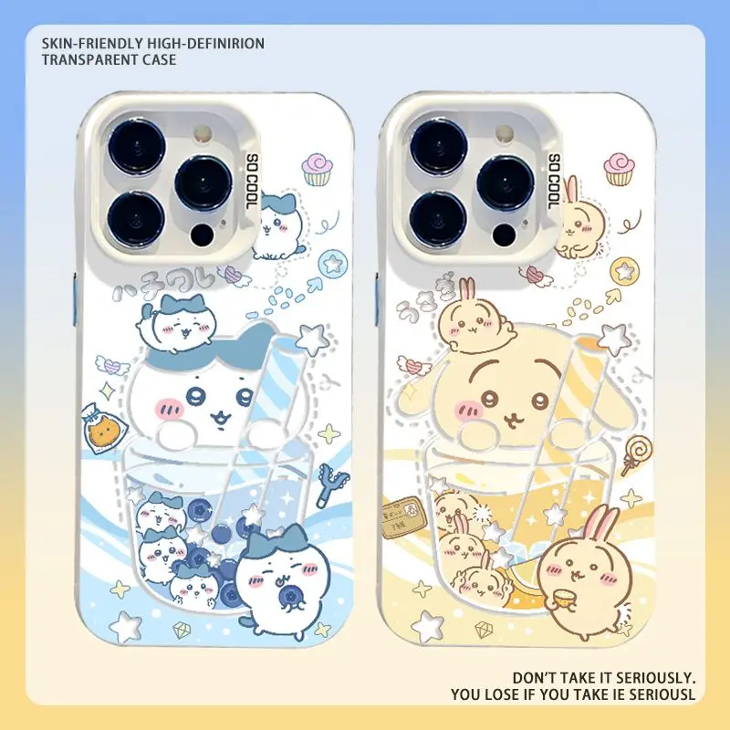 Мягкий противоударный защитный чехол Kawaii Chiikawa Usagi Hachiware в летнем стиле для iPhone 16 15 Pro Max 14 13 Mini
Мягкий противоударный защитный чехол Kawaii Chiikawa Usagi Hachiware в летнем стиле для iPhone 16 15 Pro Max 14 13 Mini