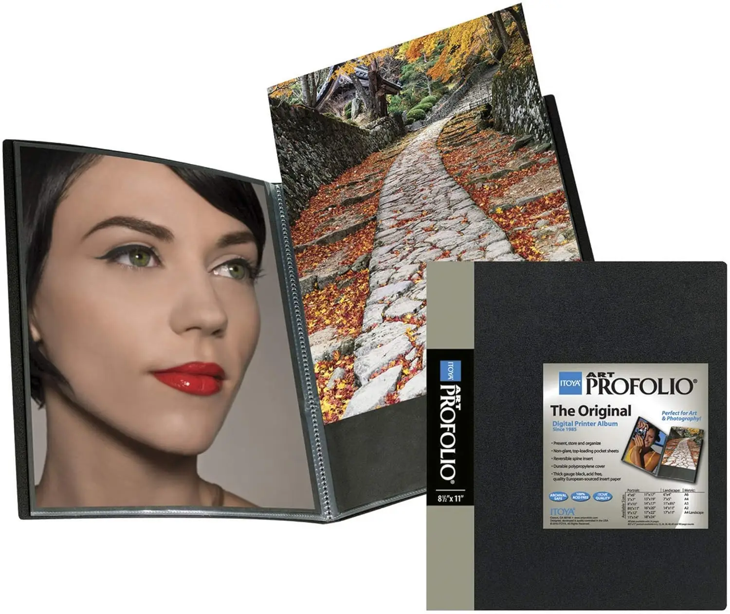 Art Portfolio Binder 8.5x11, 48-Page Clear Sheet Protectors, Acid-Free, Black Presentation Book for Art Display
Art Portfolio Binder 8.5x11, 48-Page Clear Sheet Protectors, Acid-Free, Black Presentation Book for Art Display