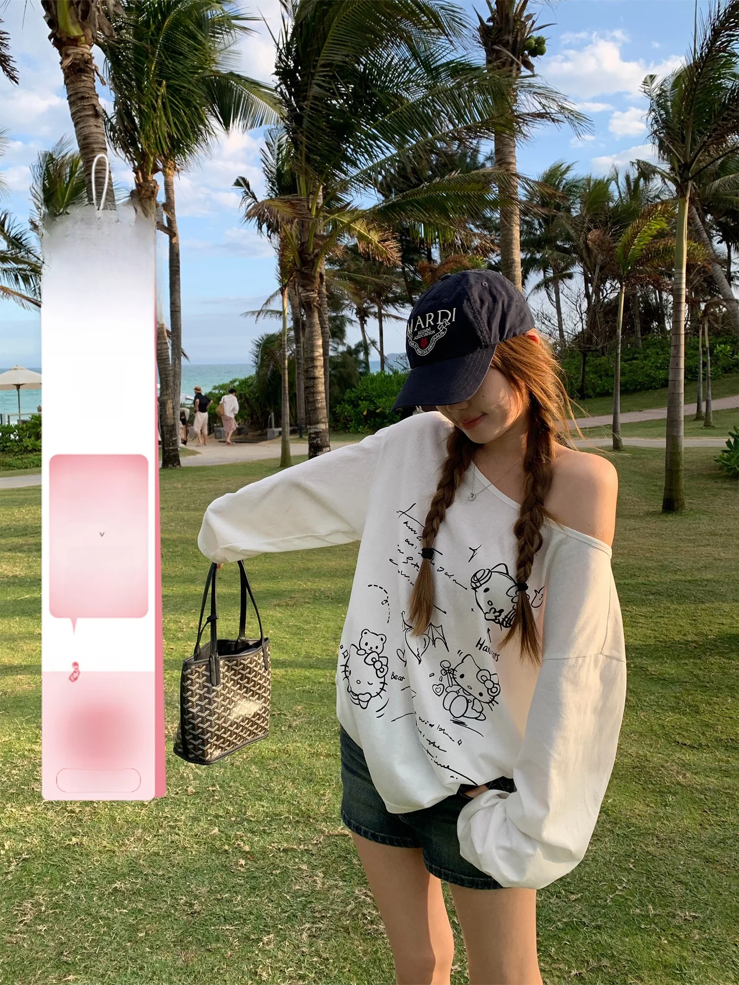 Yuzuqi Pale Face Little White Long Sleeve Women's T-shirt Shoulder Bared Sun Protection Loose Fit Casual Style High Waist
Yuzuqi Pale Face Little White Long Sleeve Women's T-shirt Shoulder Bared Sun Protection Loose Fit Casual Style High Waist