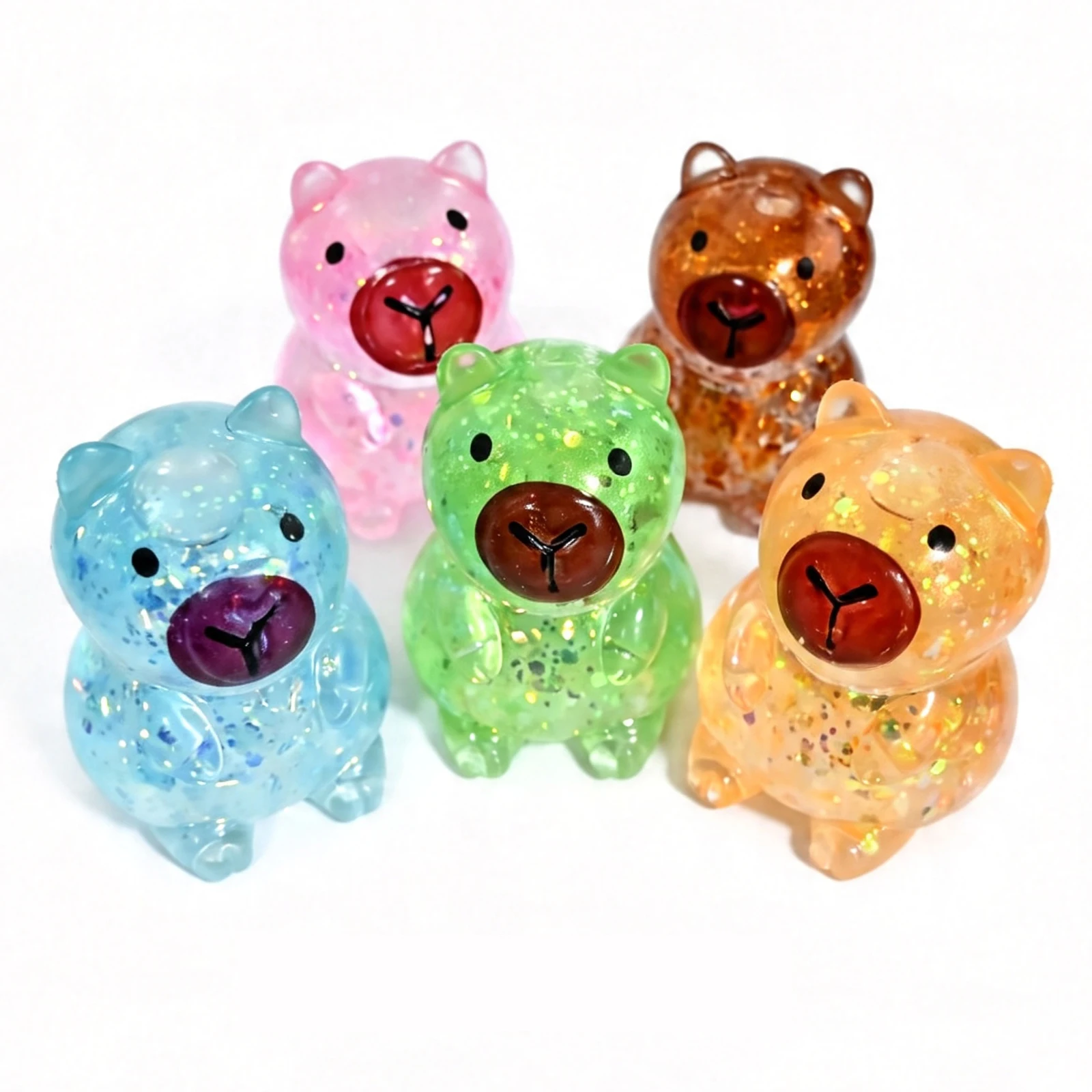 Glitter Transparent Capybara Squishy Toy Slow Rising Soft TPU Anti-Anxiety Stress Relief Sensory Fidget Toy Party Favors Gifts
Glitter Transparent Capybara Squishy Toy Slow Rising Soft TPU Anti-Anxiety Stress Relief Sensory Fidget Toy Party Favors Gifts