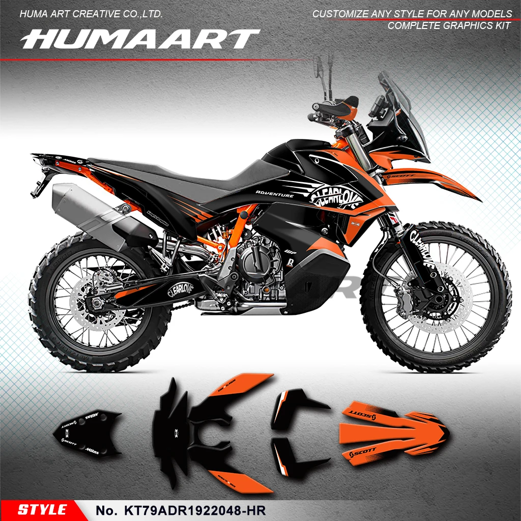 HUMAART Graphics Decal Kit Wrap Sticker for KTM 790 Adventure R 890 ADV S L 2019 2020 2021 2022 UV Resistant Laminate, Dekor
HUMAART Graphics Decal Kit Wrap Sticker for KTM 790 Adventure R 890 ADV S L 2019 2020 2021 2022 UV Resistant Laminate, Dekor