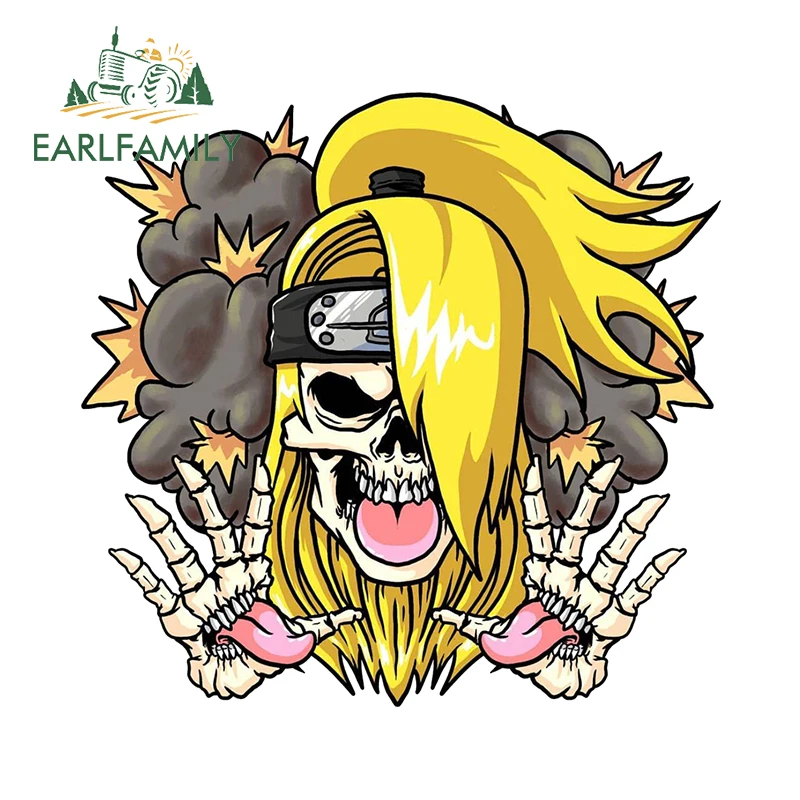 EARLFAMILY Original Skull Peek Car Stickers Anime Personality Long Tongued Devil Decal Creative Scratch-Proof Motorcycle Decals
EARLFAMILY Original Skull Peek Car Stickers Anime Personality Long Tongued Devil Decal Creative Scratch-Proof Motorcycle Decals