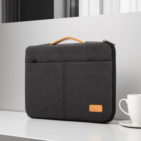 กระเป๋าแล็ปท็อป 14 15.6 นิ้วกระเป๋าโน๊ตบุ๊คสําหรับ MacBook HP Dell Acer กันกระแทกกระเป๋าเอกสารคอมพิวเตอร์กระเป๋าเดินทางธุรกิจผู้ชายกรณี