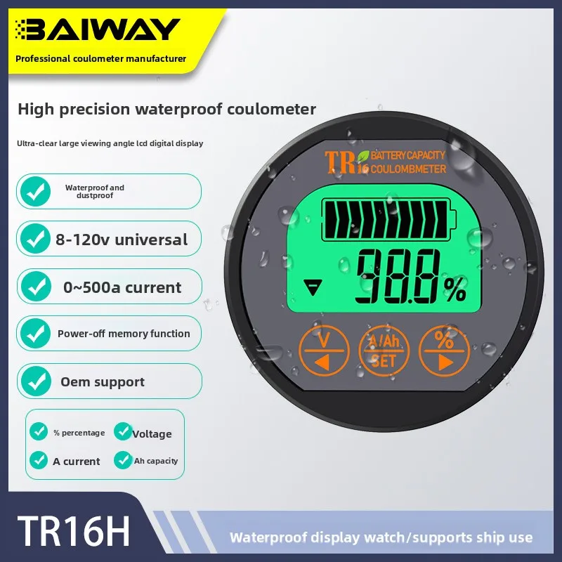Литий-ионный вольтметр, литий-железо-фосфатный дисплей мощности, высокоточный кулоновый измеритель
Литий-ионный вольтметр, литий-железо-фосфатный дисплей мощности, высокоточный кулоновый измеритель