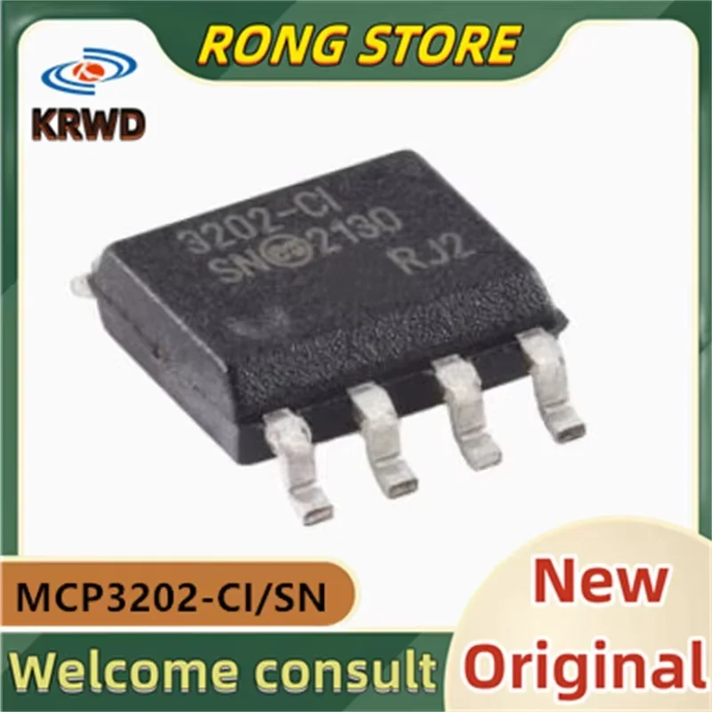 (10PCS) 3202-CI/SN MCP3202-CI/SN MCP3202-CI MCP3202 SOIC-8 New and Original Chip IC
(10PCS) 3202-CI/SN MCP3202-CI/SN MCP3202-CI MCP3202 SOIC-8 New and Original Chip IC