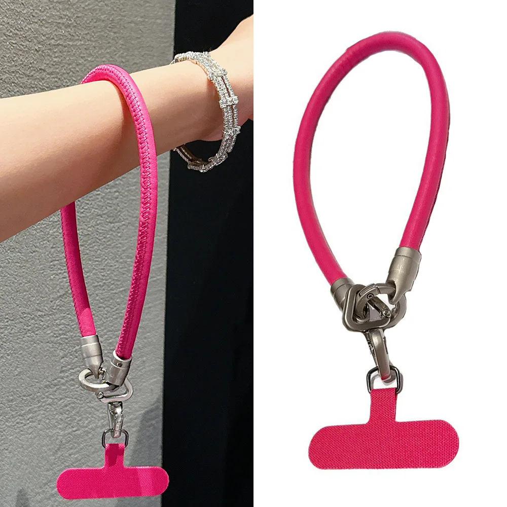 PU Leather Wrist Strap Lanyard for Phone Bag, 360° Rotating Gold Buckle, Miu Style Hand Rope Pendant Accessories
PU Leather Wrist Strap Lanyard for Phone Bag, 360° Rotating Gold Buckle, Miu Style Hand Rope Pendant Accessories