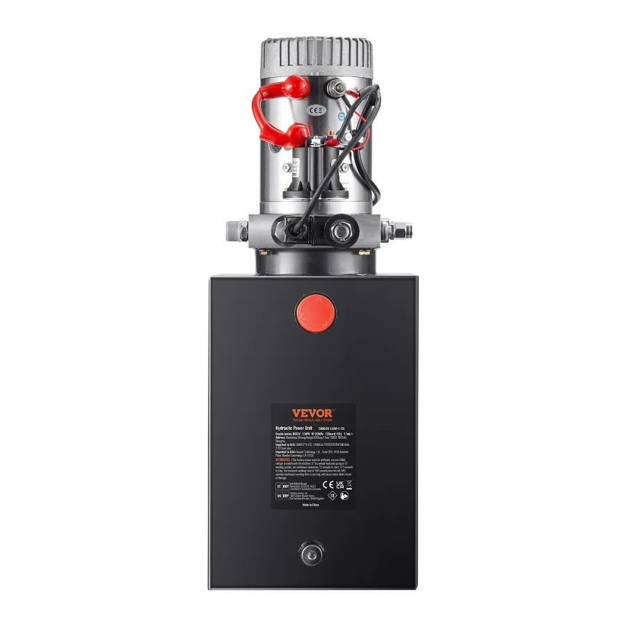 Hydraulic Pump 12 Quart Hydraulic Power Unit Single Acting Dump Trailer Pump 0.91 GPM Flow Rate 3200 PSI Max Relief Pressure D
Hydraulic Pump 12 Quart Hydraulic Power Unit Single Acting Dump Trailer Pump 0.91 GPM Flow Rate 3200 PSI Max Relief Pressure D