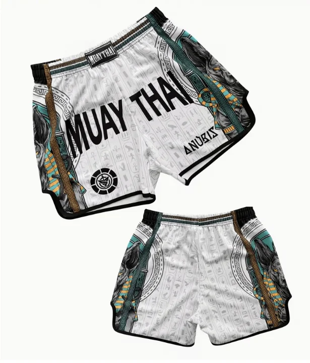 Anubis Muay Thai Training Shorts 3D Printed Corset Sports Boxing Shorts, Training Shorts, with Retro Pattern Design
Anubis Muay Thai Training Shorts 3D Printed Corset Sports Boxing Shorts, Training Shorts, with Retro Pattern Design