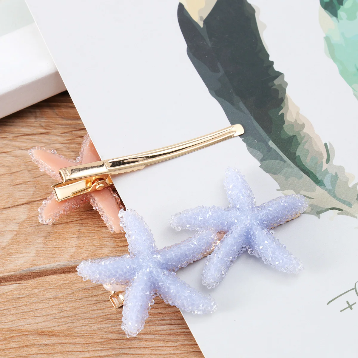 2Pcs Fashion Bobby Pins Unique Hairpin Set Durable Material Wedding Party Daily Accessories Bang Clip Sea Star Design Stylish
2Pcs Fashion Bobby Pins Unique Hairpin Set Durable Material Wedding Party Daily Accessories Bang Clip Sea Star Design Stylish