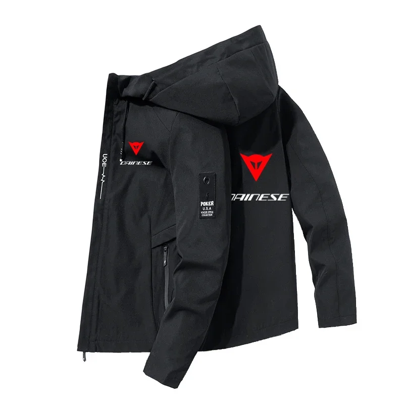 2024 Men's hooded trench coat, casual jacket, windproof zipper, hip hop street top, stylish spring and autumn print
2024 Men's hooded trench coat, casual jacket, windproof zipper, hip hop street top, stylish spring and autumn print