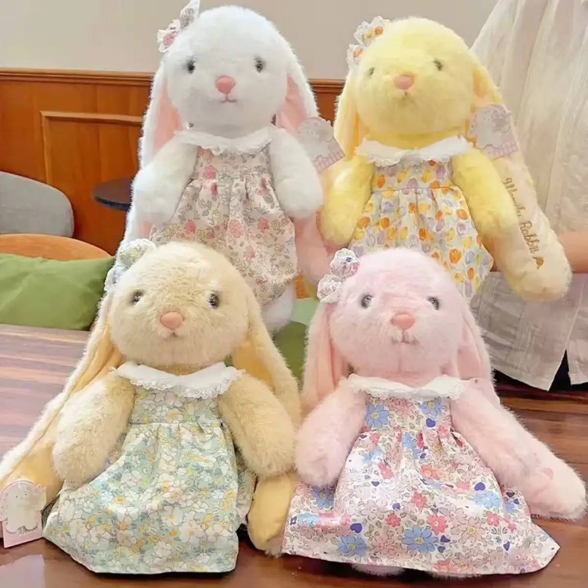 Креативные шорты Wendy Rabbit Dress Up, мягкие игрушки Kawaii Bunny, детская кукла, милые плюшевые игрушки, домашний декор, подарки для девочек 
Креативные шорты Wendy Rabbit Dress Up, мягкие игрушки Kawaii Bunny, детская кукла, милые плюшевые игрушки, домашний декор, подарки для девочек