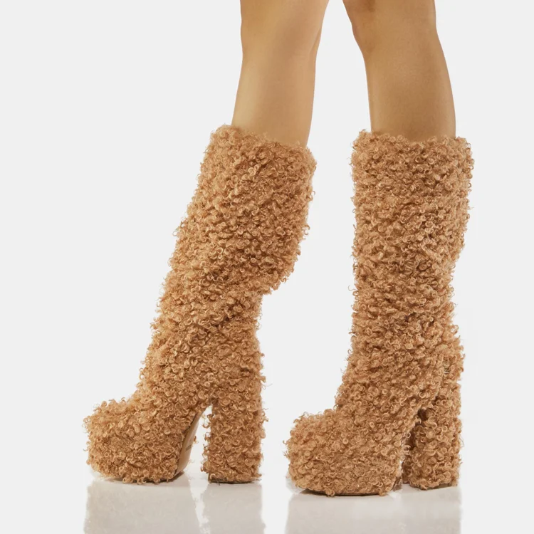 2022 Women's New Plush Thick-soled High-top Women's Boots Winter Warm Fashion Knee-high Brand Boots
2022 Women's New Plush Thick-soled High-top Women's Boots Winter Warm Fashion Knee-high Brand Boots