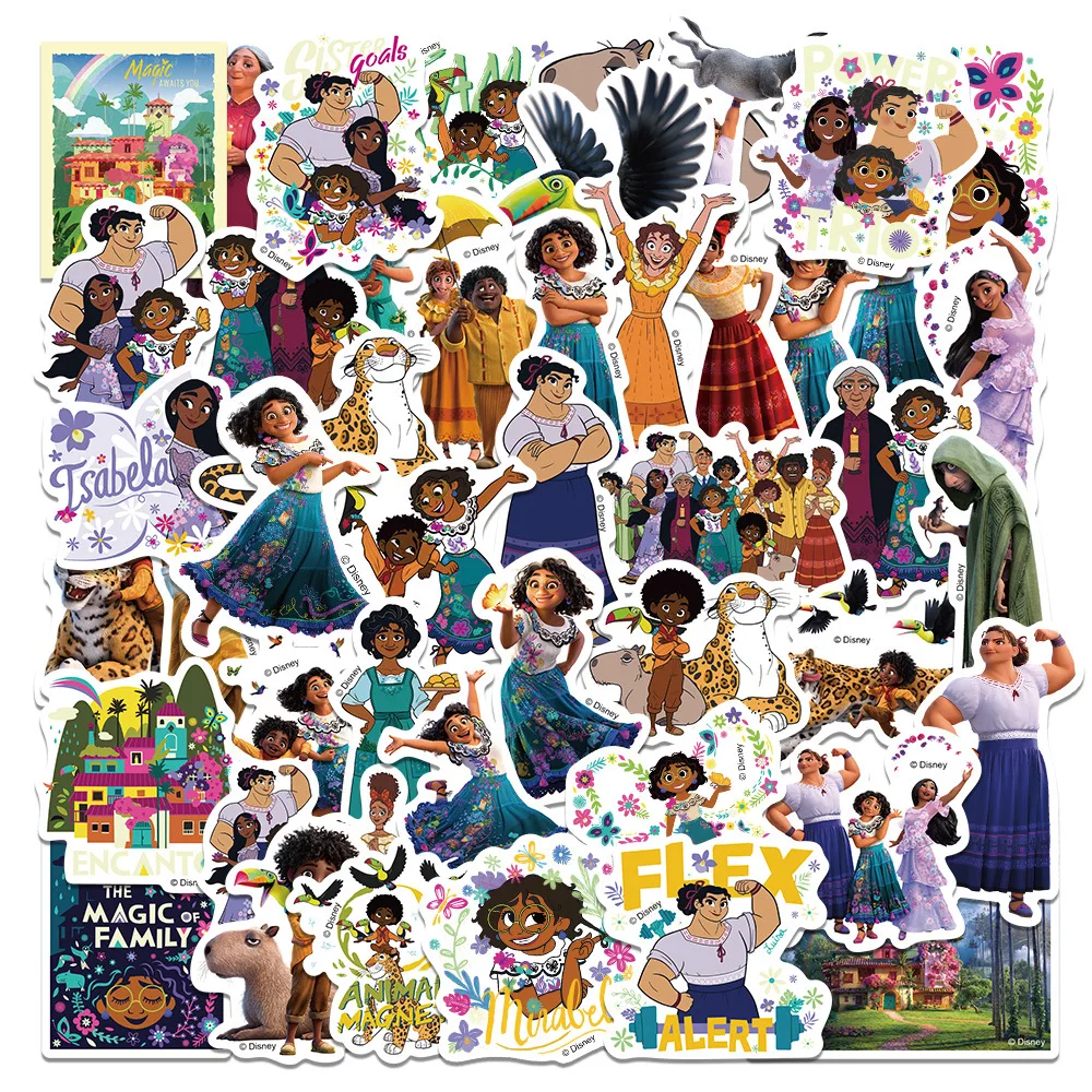 10/30/50PCS Disney Encanto Stickers Cartoon Character Graffiti DIY Guitar Phone Laptop Water Cup Skateboard Waterproof Decals
10/30/50PCS Disney Encanto Stickers Cartoon Character Graffiti DIY Guitar Phone Laptop Water Cup Skateboard Waterproof Decals