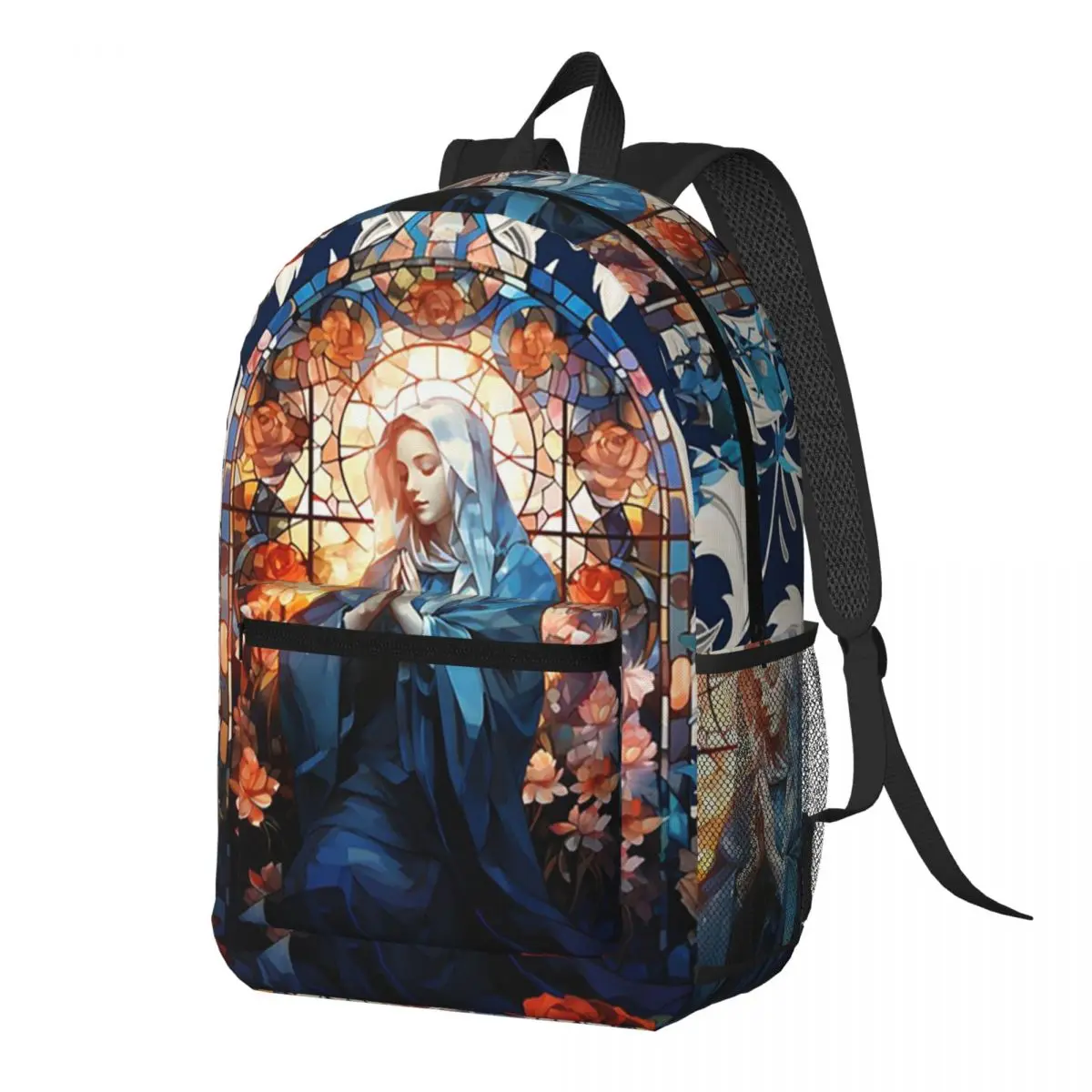 Virgin Mary Vibrant Religious Print Backpack Daypack Large Capacity Kids BookBag School Bag Shoulder Bags for Men Women
Virgin Mary Vibrant Religious Print Backpack Daypack Large Capacity Kids BookBag School Bag Shoulder Bags for Men Women