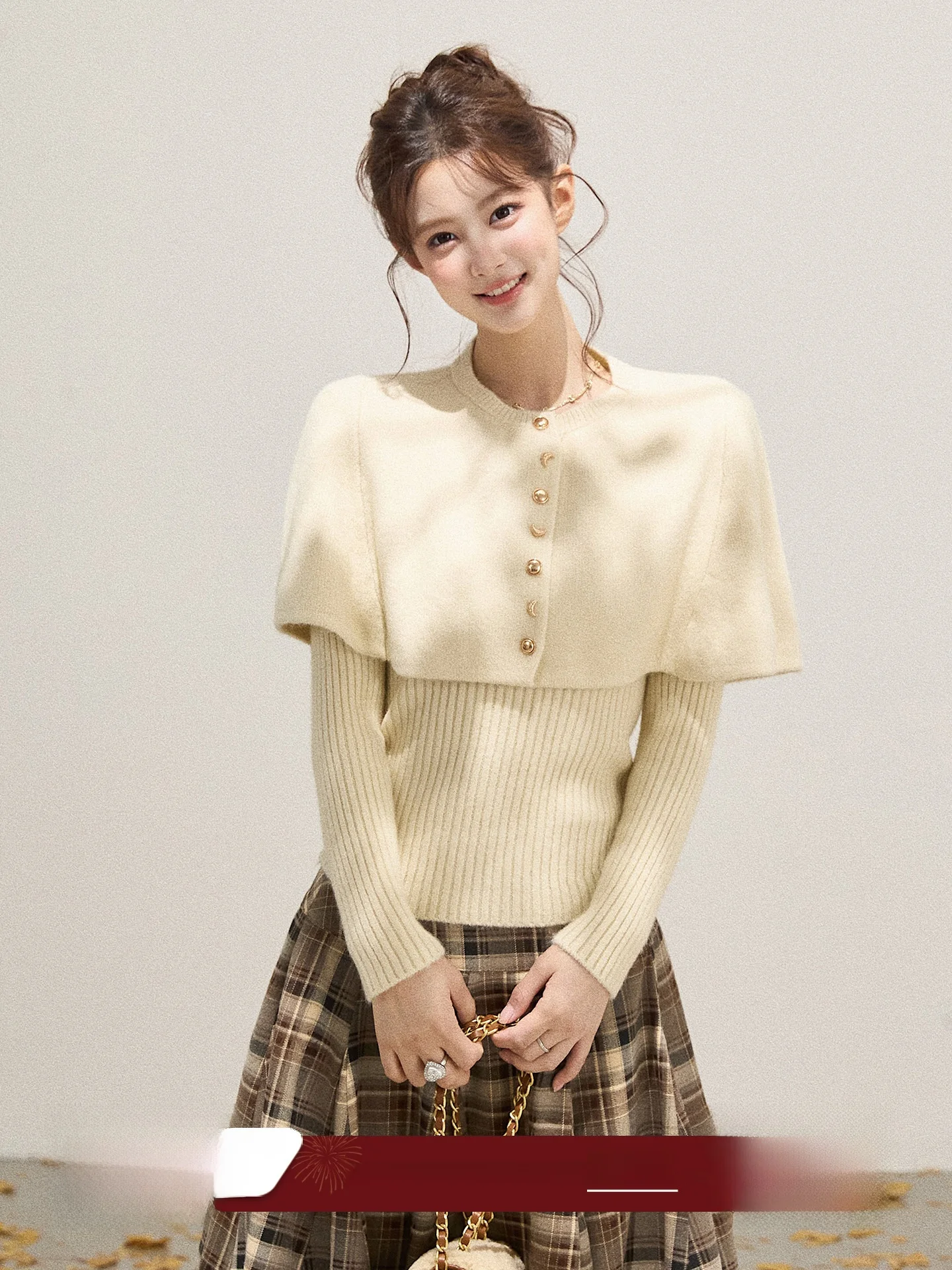 Ele V-ne Knitted Slim Fit Base irt Women's Winter Faion Cowl Ne Outerwear Cardigan awl Set Girls' Long Sve
Ele V-ne Knitted Slim Fit Base irt Women's Winter Faion Cowl Ne Outerwear Cardigan awl Set Girls' Long Sve