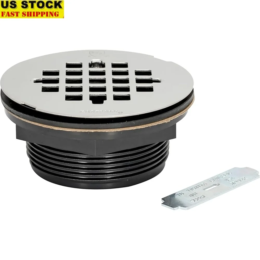 2-дюймовый слив для душа без герметика из АБС-пластика, ловушка для волос из нержавеющей стали, простая установка, прочный, с фиксирующим ключом, для использования в ванной комнате
2-дюймовый слив для душа без герметика из АБС-пластика, ловушка для волос из нержавеющей стали, простая установка, прочный, с фиксирующим ключом, для использования в ванной комнате