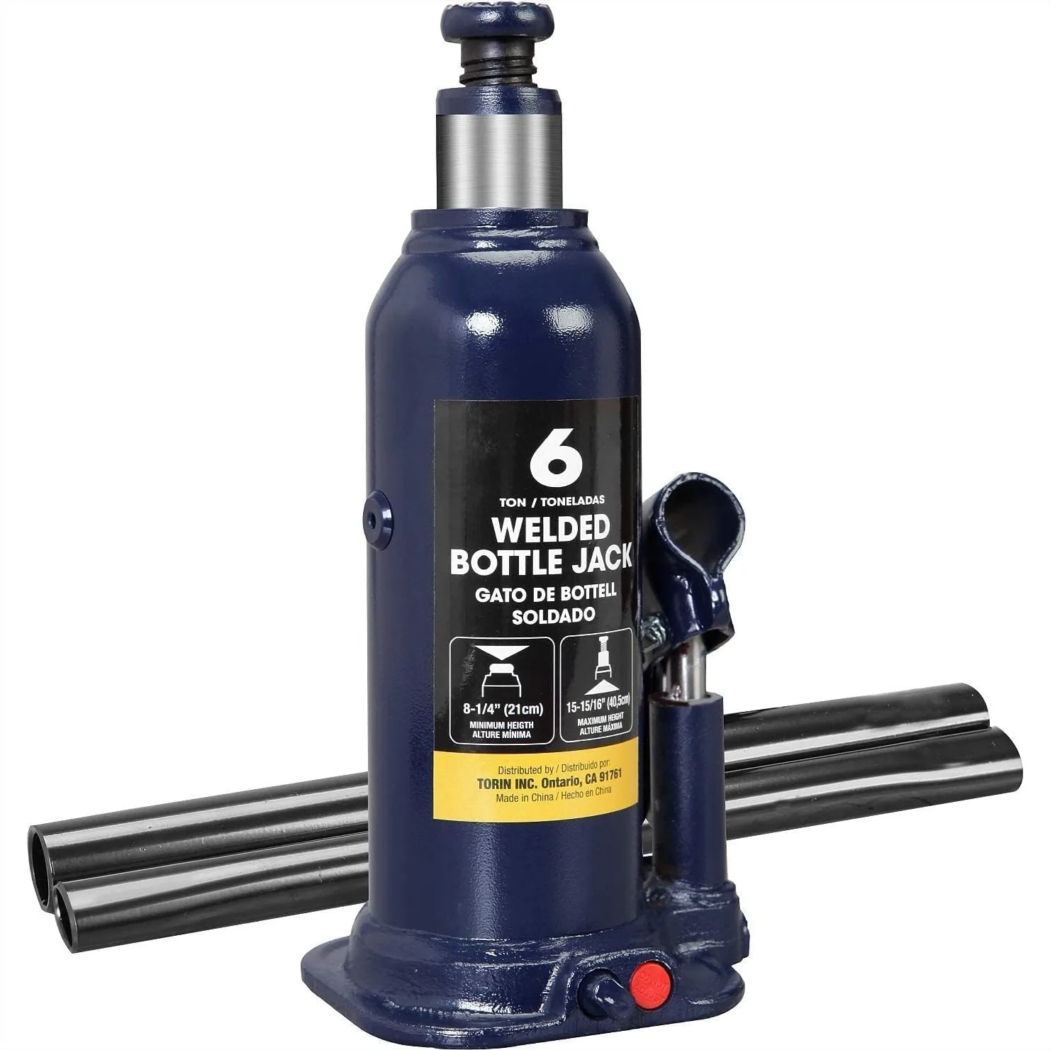 6 Ton Hydraulic Car Bottle Jack with Welded Steel Construction for Auto Repair and House Lifting
6 Ton Hydraulic Car Bottle Jack with Welded Steel Construction for Auto Repair and House Lifting