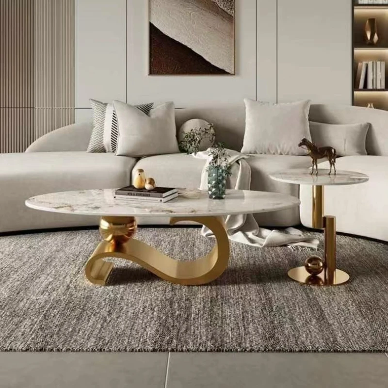 Rock Plate Light Luxury Tea Table Modern and Simple Household Small Unit Italian Style Living Room Designer Oval Tea Table New S
Rock Plate Light Luxury Tea Table Modern and Simple Household Small Unit Italian Style Living Room Designer Oval Tea Table New S
