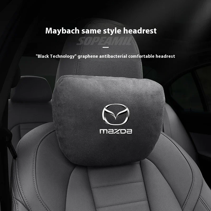Mazda 3 5 6 Axela Atenza CX30 CX3 CX5 CX7 CX8 CX9 MX5 BT50 Suede Car Headrest Neck Support Seat Lumbar cushion Soft Neck Pillow
Mazda 3 5 6 Axela Atenza CX30 CX3 CX5 CX7 CX8 CX9 MX5 BT50 Suede Car Headrest Neck Support Seat Lumbar cushion Soft Neck Pillow