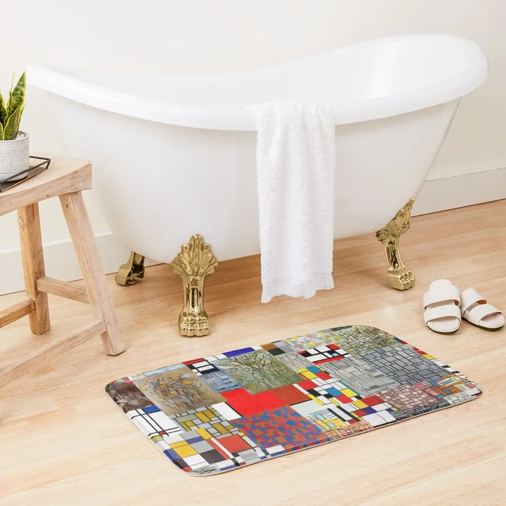 Piet Mondrian Bath Mat Bathroom Gadgets For Hallway On The Floor Room Carpet Living Room Rug Mat 
Piet Mondrian Bath Mat Bathroom Gadgets For Hallway On The Floor Room Carpet Living Room Rug Mat