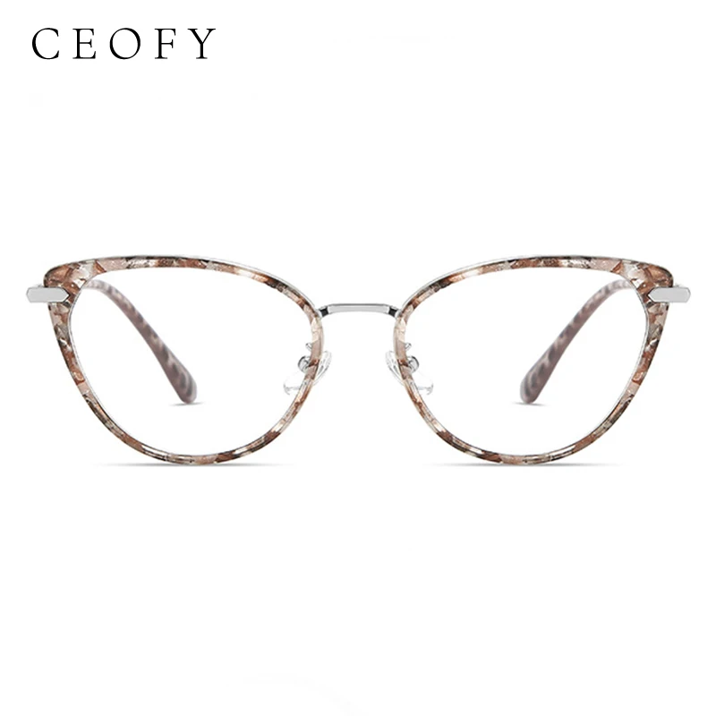 Ceofy женская модная оправа для очков «кошачий глаз» для близорукости, оптическая винтажная оправа для очков по рецепту, Новое поступление 2025
Ceofy женская модная оправа для очков «кошачий глаз» для близорукости, оптическая винтажная оправа для очков по рецепту, Новое поступление 2025