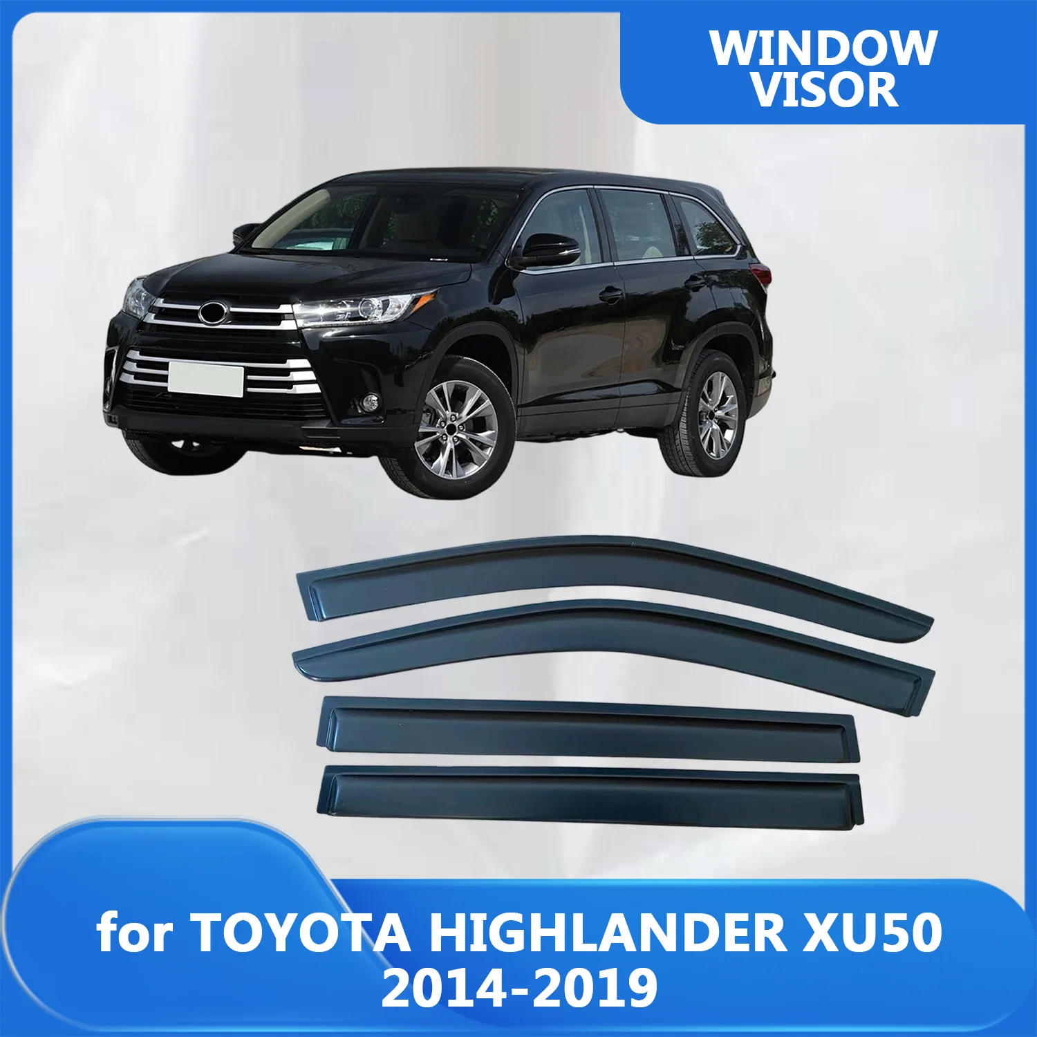 Window Visor for TOYOTA HIGHLANDER XU50 2014-2019 Wind Deflectors Rain Guards Door Visor Vent Shades Ventvisor Exterior Parts
Window Visor for TOYOTA HIGHLANDER XU50 2014-2019 Wind Deflectors Rain Guards Door Visor Vent Shades Ventvisor Exterior Parts