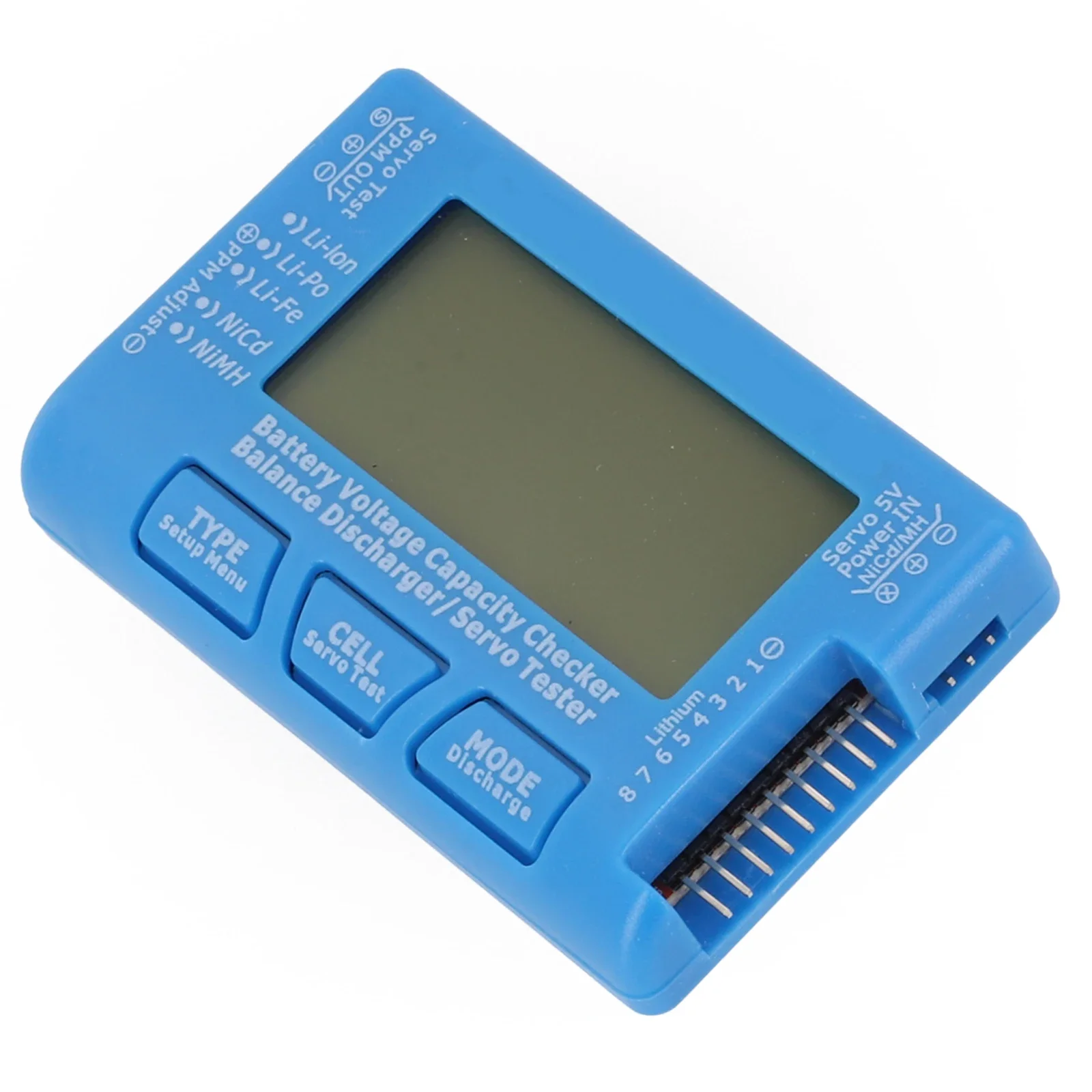 High Precision Battery Capacity Tester LiFe Lithium Ferrite Battery Capacity Tester Full Battery Voltage RC CellMeter
High Precision Battery Capacity Tester LiFe Lithium Ferrite Battery Capacity Tester Full Battery Voltage RC CellMeter
