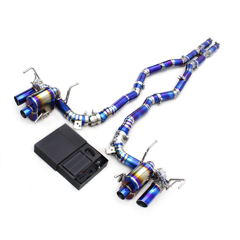 Custom Titanium X Pipe Catback For Ferrari F12 Berlinetta 6.3L V12 2013+ Lightweight Sport Car Valve Exhaust System With Control
Custom Titanium X Pipe Catback For Ferrari F12 Berlinetta 6.3L V12 2013+ Lightweight Sport Car Valve Exhaust System With Control