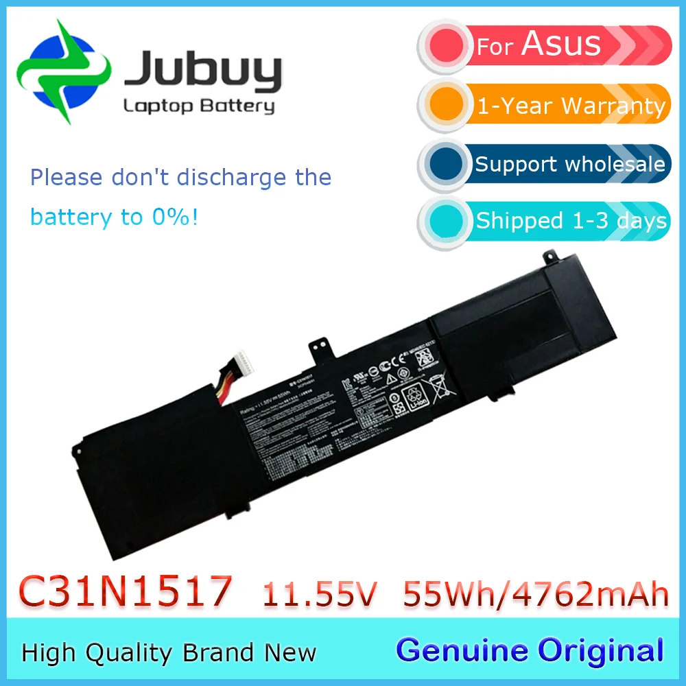 C31N1517 Оригинальный аккумулятор для ноутбука ASUS VivoBook Flip TP301 TP301U TP301UA TP301UJ 3ICP7/49/91
C31N1517 Оригинальный аккумулятор для ноутбука ASUS VivoBook Flip TP301 TP301U TP301UA TP301UJ 3ICP7/49/91