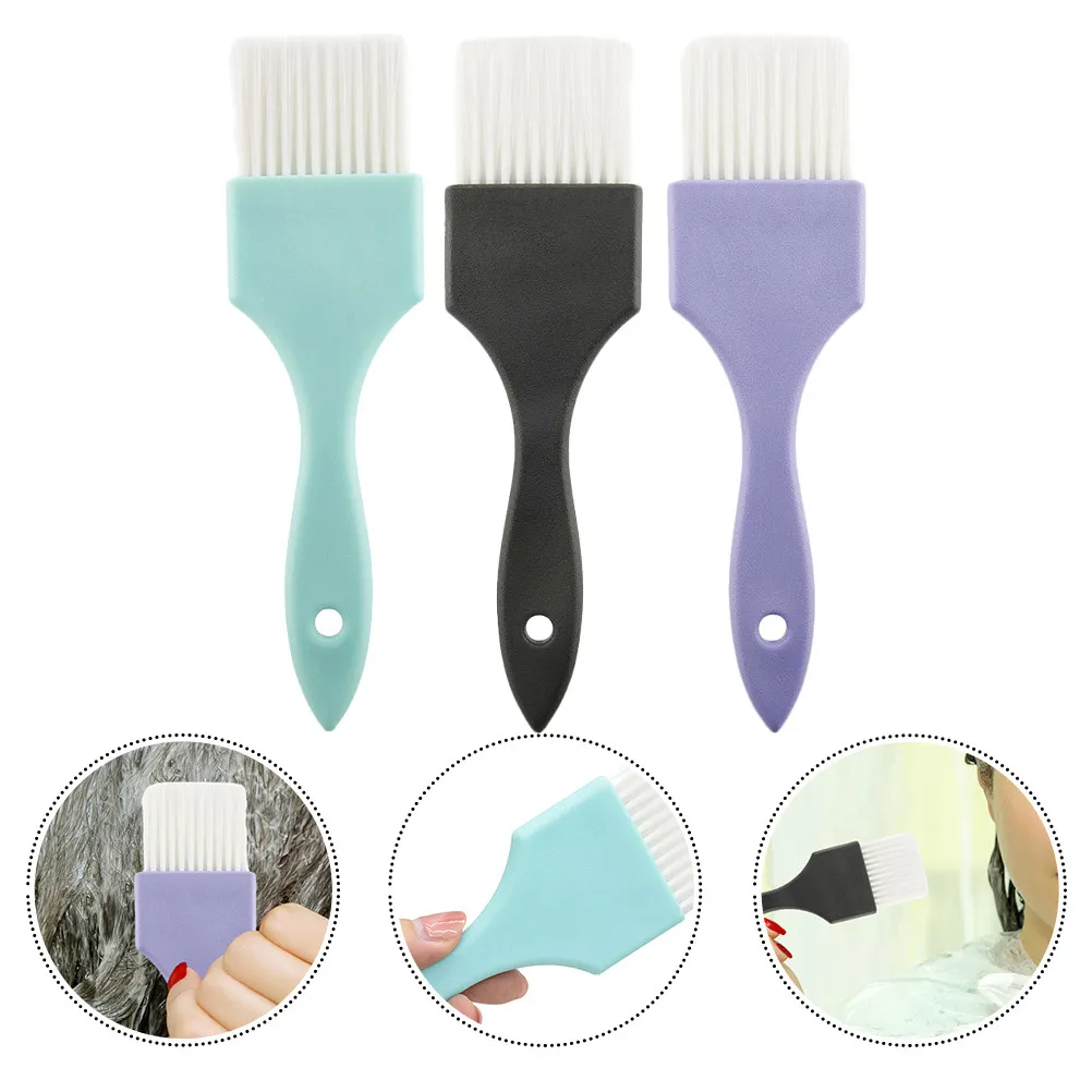 3Pcs Hair Dye Brushes Professional Sturdy ABS Nylon Hair Coloring Tools Flexible Even Application Salon Home Use Highlight Kit
3Pcs Hair Dye Brushes Professional Sturdy ABS Nylon Hair Coloring Tools Flexible Even Application Salon Home Use Highlight Kit