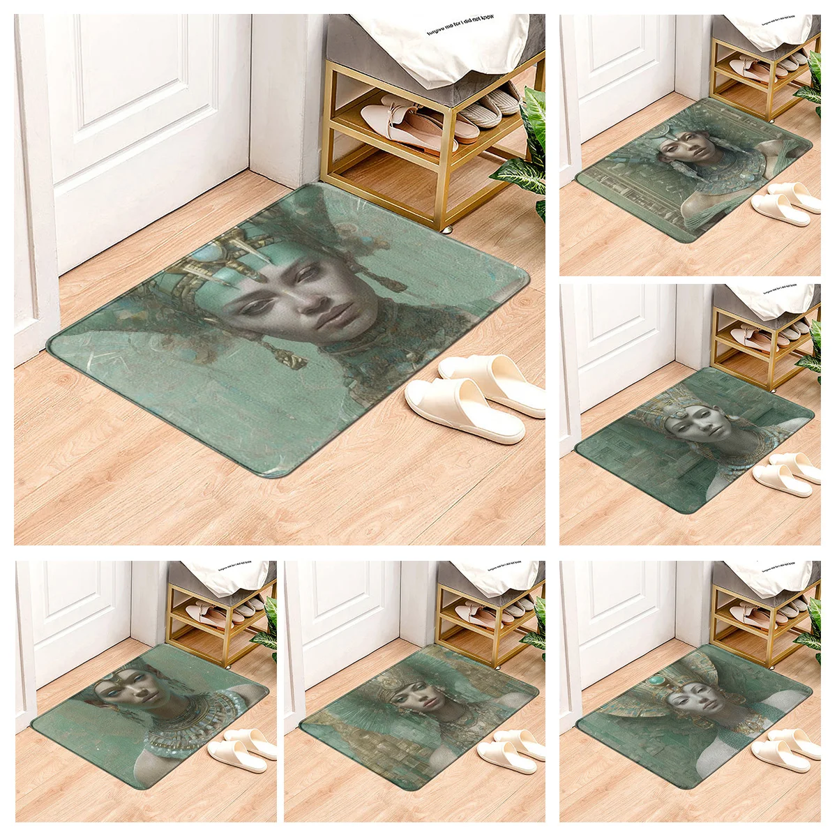 House entrance carpet Home door mat Living Room Bath Foot bathroom non-slip water absorption rugs ancient Egypt pharaoh retro
House entrance carpet Home door mat Living Room Bath Foot bathroom non-slip water absorption rugs ancient Egypt pharaoh retro
