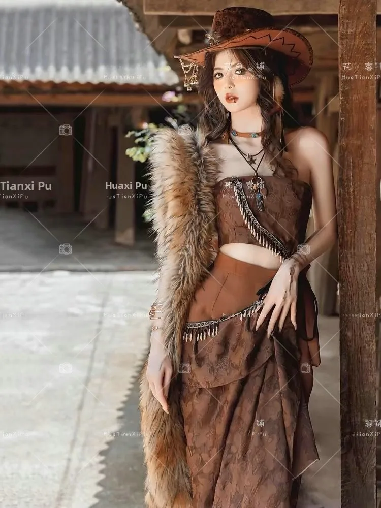 New Tribal Princess Wild Ethnic Style Western Cowboy Travel Photography Clothing Goddess Alien Princess Western Style Women's...
New Tribal Princess Wild Ethnic Style Western Cowboy Travel Photography Clothing Goddess Alien Princess Western Style Women's...