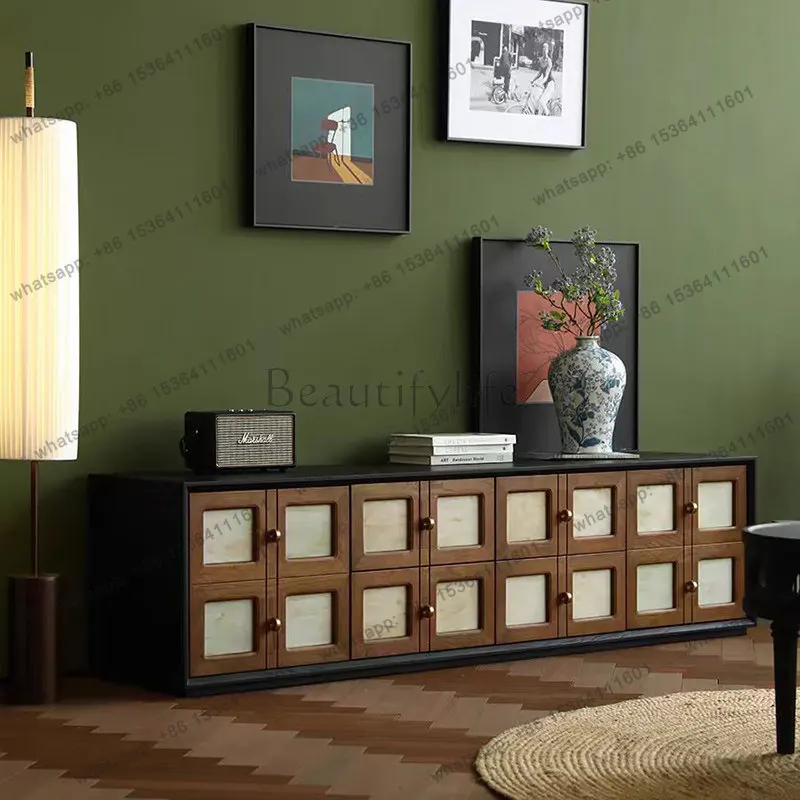 French retro ash wood solid wood TV cabinet
French retro ash wood solid wood TV cabinet