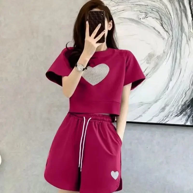 New 2024 Summer Faionable round Ne Love Women's Rer Low Waist ort Pants 00% Cotton Comfortable Ladies Suit
New 2024 Summer Faionable round Ne Love Women's Rer Low Waist ort Pants 00% Cotton Comfortable Ladies Suit